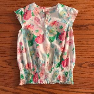 Room Seven Floral Top size 4